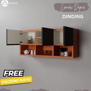Lemari rak Bumbu dinding tempel - Lemari Gantung Dapur rak dinding