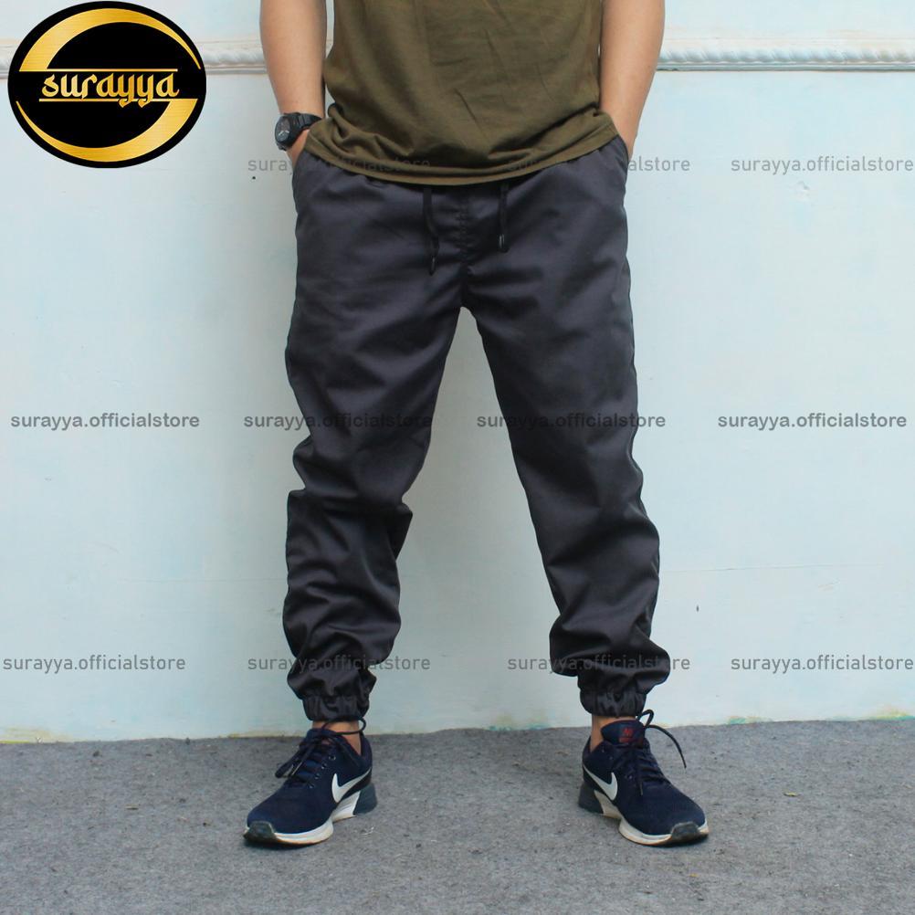 Exclusive Celana Jogger Pants Katun+ Bahan Tebal/Sirwal Jogger /Celana Pria
