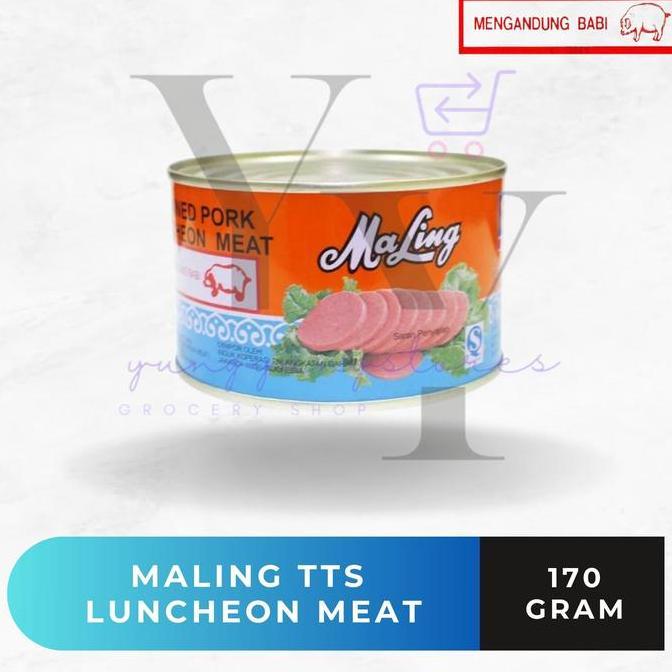 [] [KECIL] Ham Maling TTS Pork Luncheon Meat Kaleng 170 gram