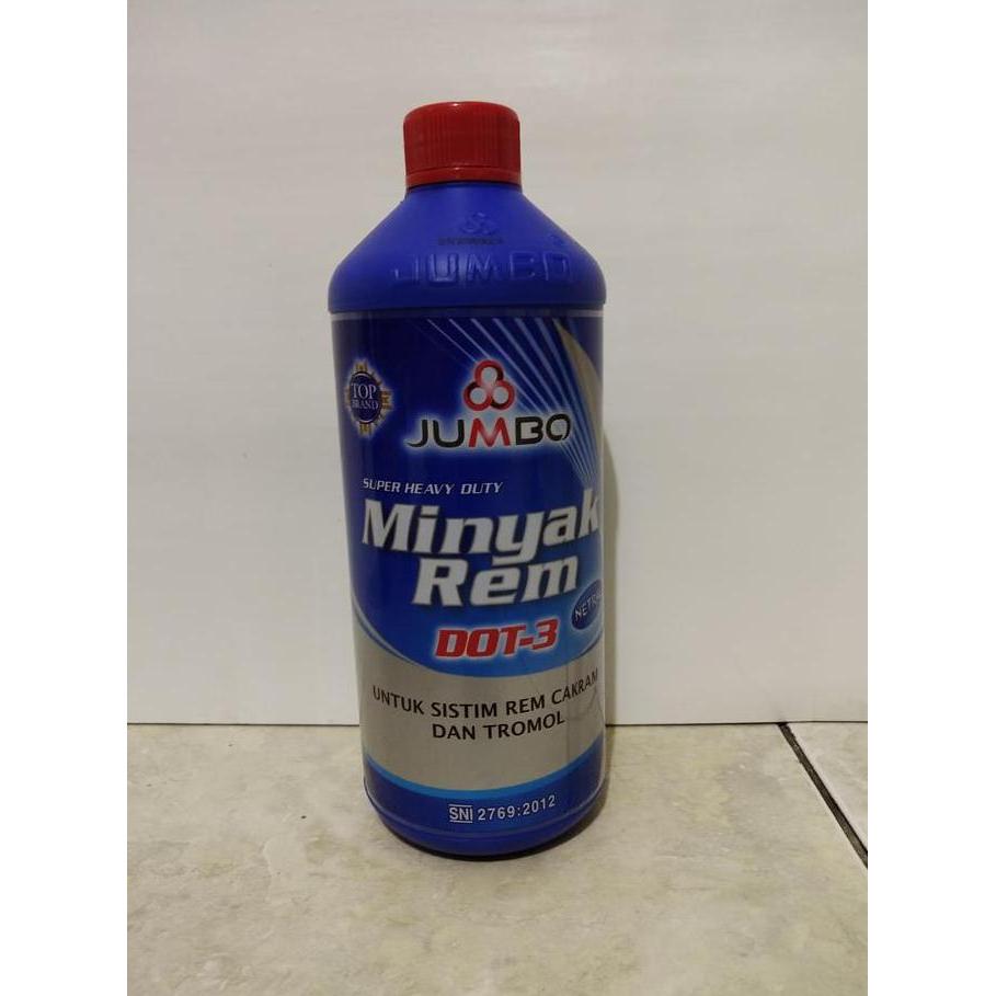 Minyak Rem Jumbo Besar Dot 3 Merah 1000 ML 1 Liter 1L