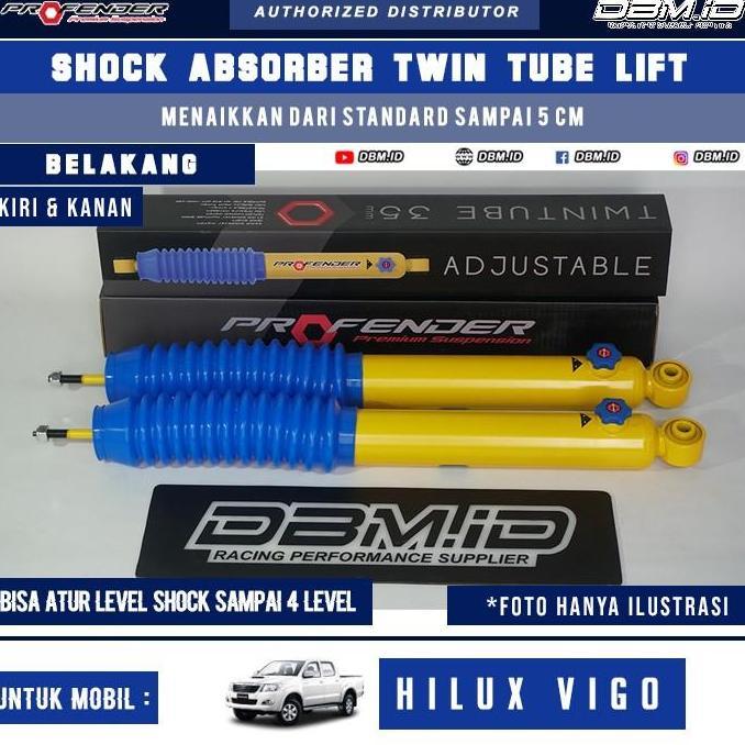 Shock Offroad Profender Adjustable Hilux Vigo 2004-2015 Belakang