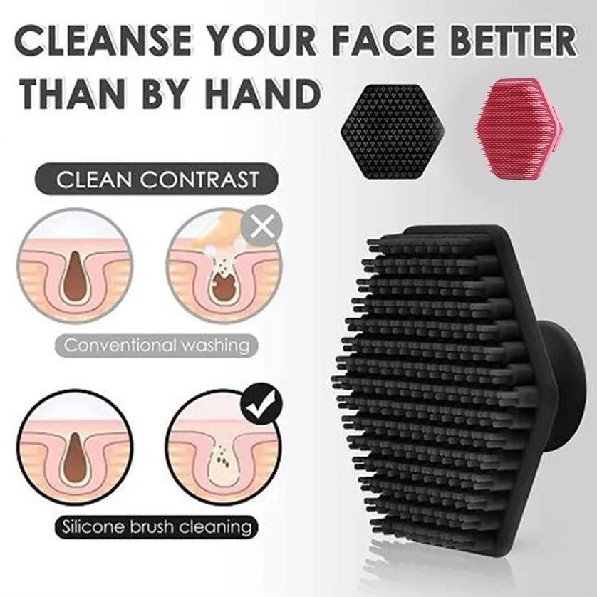 The Face Scrubber Silicone / Alat Cuci Muka Brushes