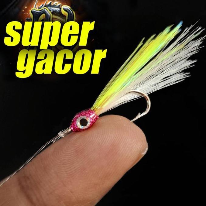 Umpan Pancing Mata Kail Sabiki Super Gacor Untuk Memancing Ikan Baby GT Kembung Selar Kotrekan Pelam