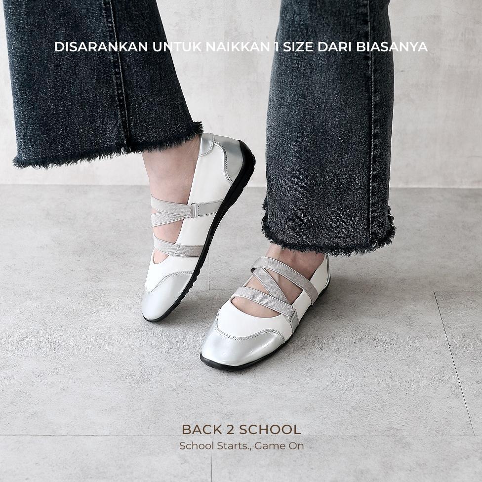 OFFICIAL WINOD NAURA SEPATU BALLERINA SNEAKERS SPEEDCAT SLIP ON WANITA
