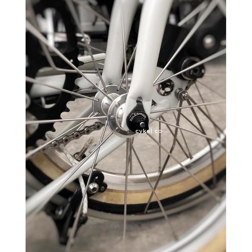 hubsmith QR quick release skewer front hub 74mm titanium