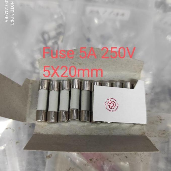 FUSE 5A 250V 5X20 KERAMIK BL27