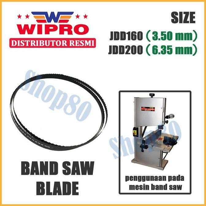 ZAVAGO Wipro Band Saw Blade JDD160 JDD200 Mata Gergaji Mesin Pita JDD 160 200
