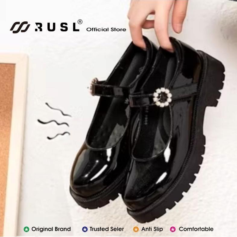 EXCLUSIVE SEPATU DOCMART WANITA LOAFERS HITAM / SEPATU OXFORD WANITA / SEPATU DOCMART CEWEK HITAM GL