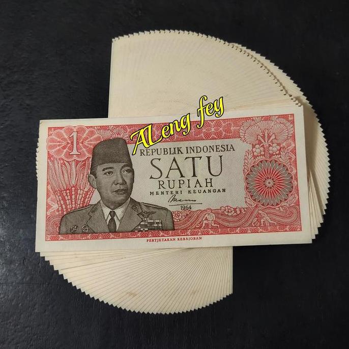 uang kuno Tahun 1964 Sukarno 1 Rupiah