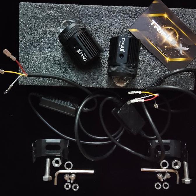 BEBAS ONGKIR - Led tembak mini kecil lampu sorot mobil motor triple x M1 m 1 tambahan