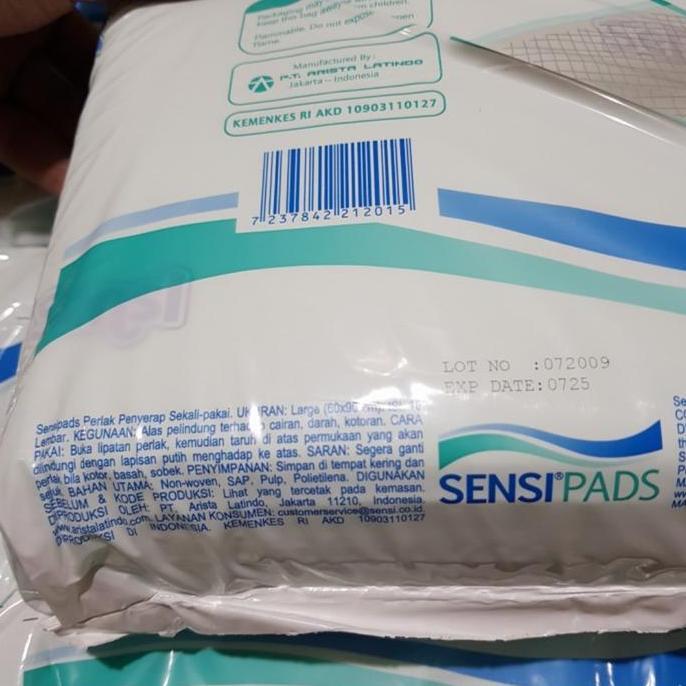 Sensi Pads/underpad sensi/tatakan/alas underpad