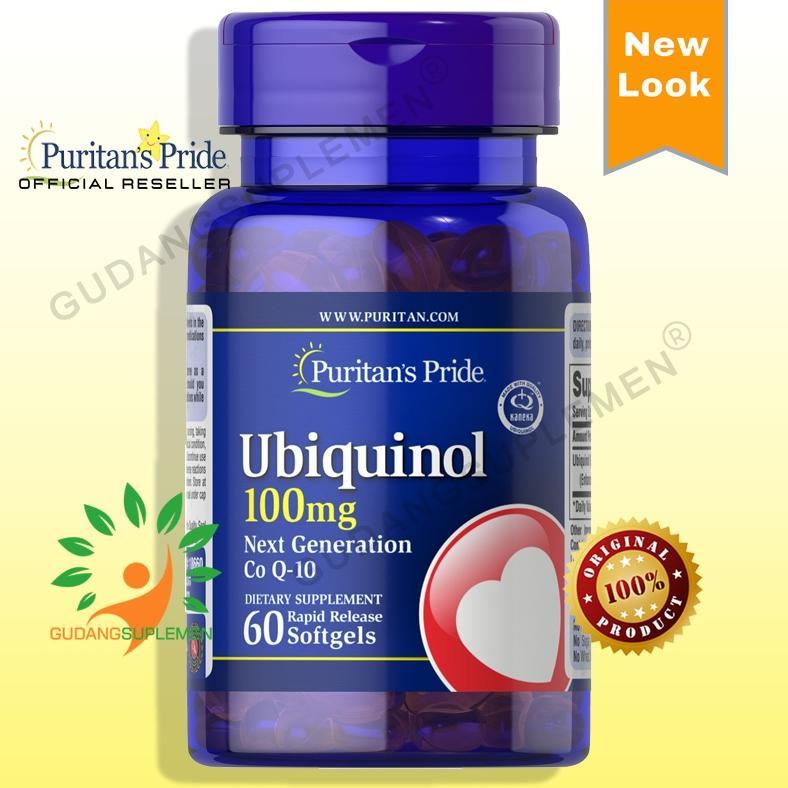Puritan'S Pride Ubiquinol 100 Mg Puritan'S Pride 60 Softgel - Jantung, Kolesterol