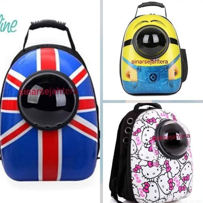 Tas Astronot Kucing / Anjing Berkarakter - Ransel untuk Membawa Hewan