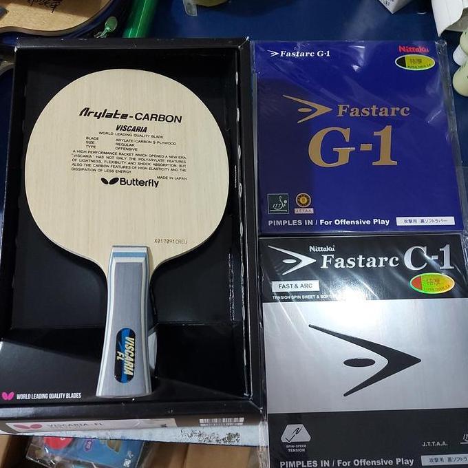 sepaket viscaria + nittaku G1 & C1