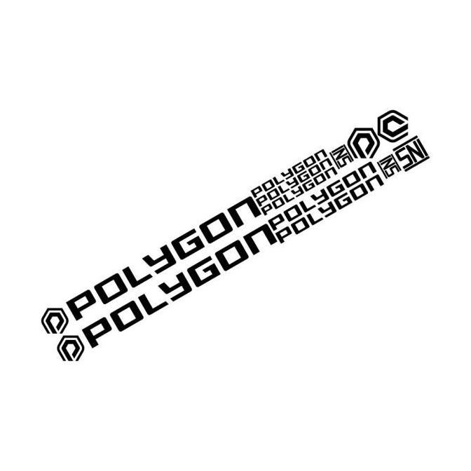 Sticker Sepeda POLYGON Cutting Stiker Sepeda