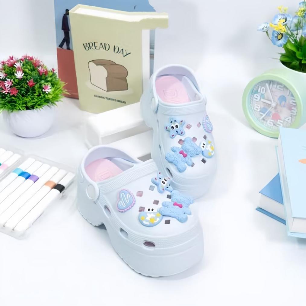 HOT PRODUCT sendal anak perempuan baim karakter beruang sendal anak cewek model kekinian sendal anak