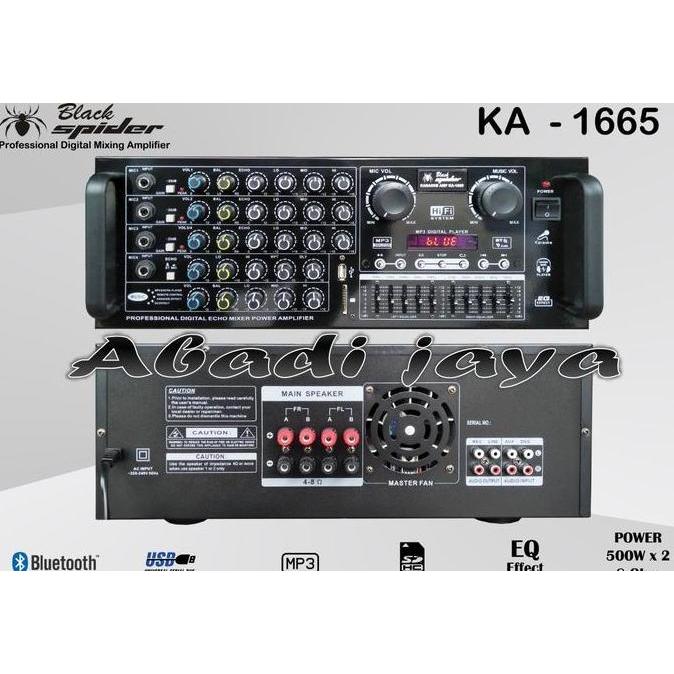 AMPLIFIER BLACK SPIDER KA1665 AMPLI BLACK SPIDER KA 1665 ORIGINAL