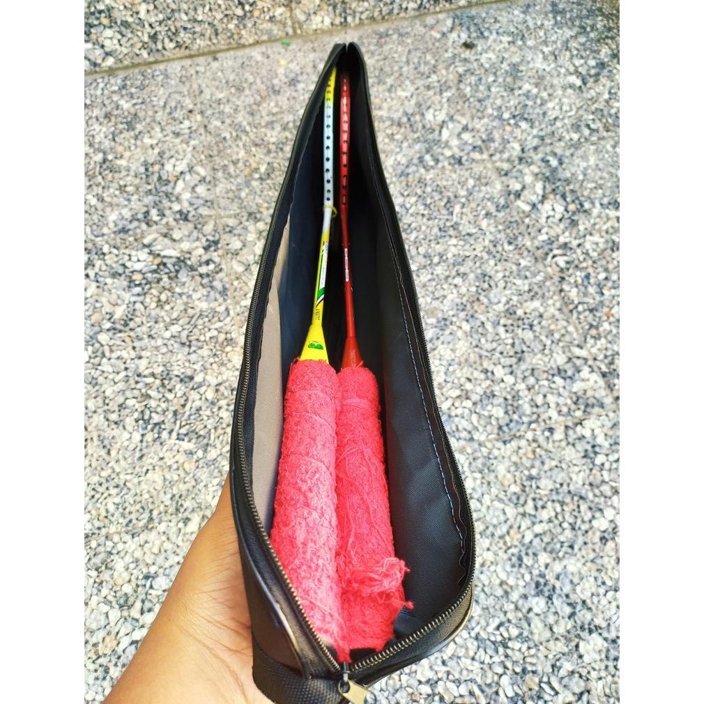 HOT SALE TAS RAKET BADMINTON, TAS RAKET BULUTANGKIS, Cover Raket Bulutangkis Muat 2 Raket HARGA GROS