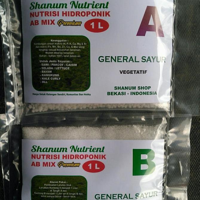 AB mix Premium 1 Liter ( Sayur Daun )
