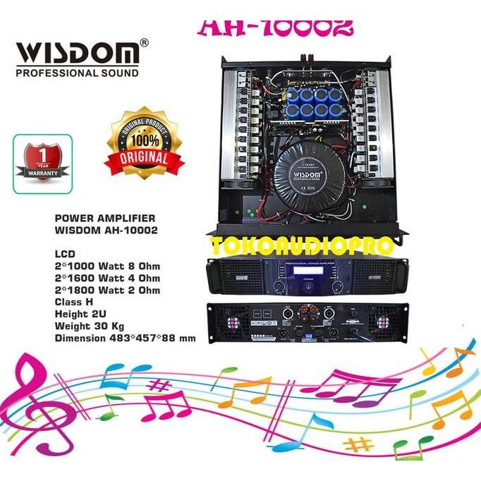 Wisdom AH-10002 Power Amplifier