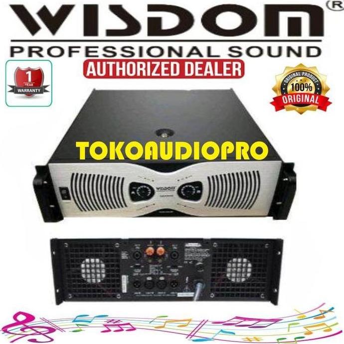 Power Wisdom SA-2000 2-Channel Power Amplifier Wisdom Sa2000