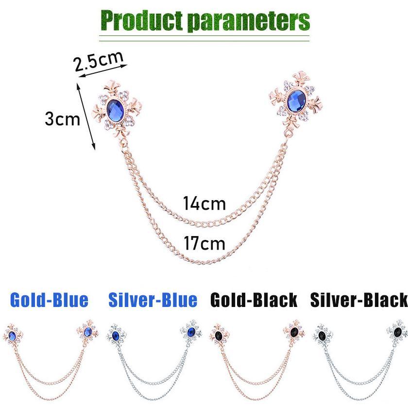 Lapel Pin Bros Jas Pin Bros Jas Pria Bros Jas Pria Keren Bross Kerah Kristal Bros Untuk Jas Pria Pin