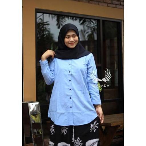 HOT SALE Tunik Santri Muslimah Syari Terbaru Baju Ngaji Wanita Lengan Panjang Adem & Longgar