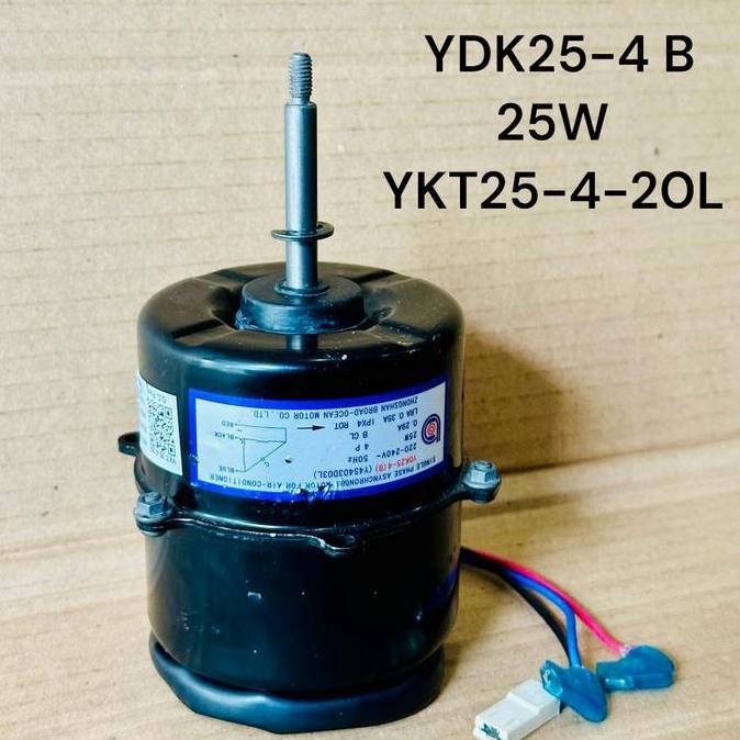 MOTOR FAN AUTDOOR AC MIDEA YDK25-4 B 25W YKT25-4-20L ORIGINAL 100% HS27