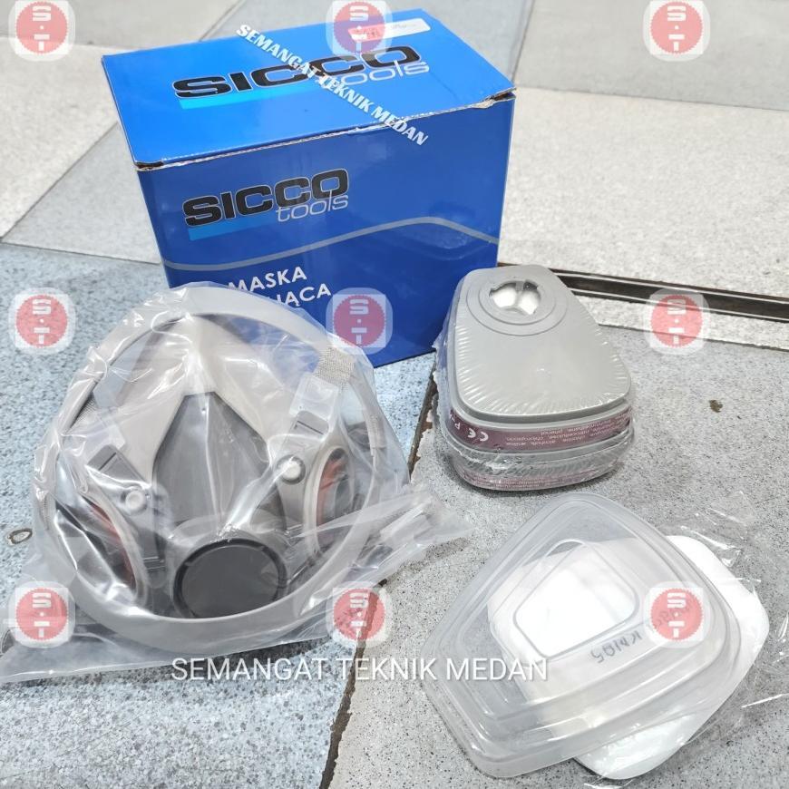 MASKER GAS CAT SAFETY MASK RESPIRATOR 6200 SICCO