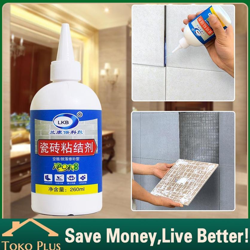 260ML Lem keramik pecah Kuat Sealent Perekat Retak Terlepas Pecah Perbaikan Keramik Lepas Tile Refor