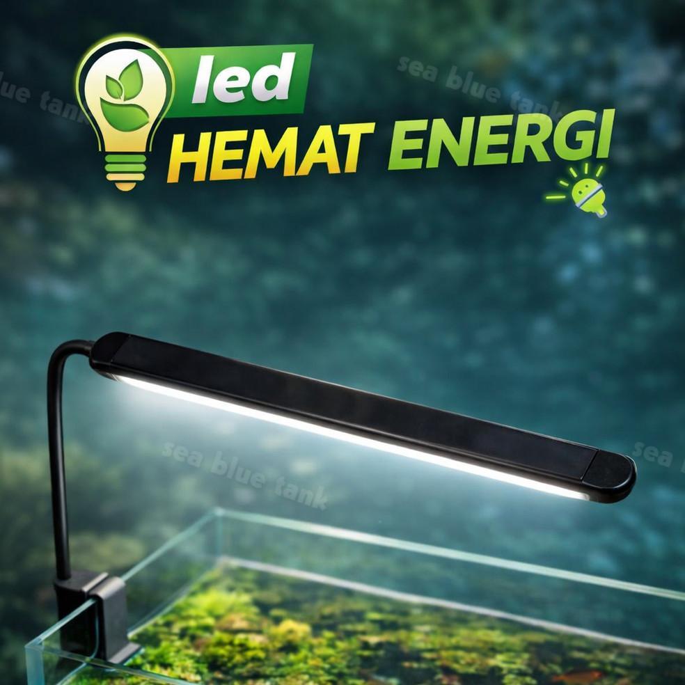 SBT lampu aquarium mini PJ80/ LED aquarium / lampu aquarium jepit