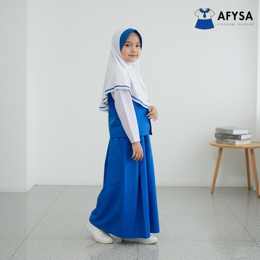 Unik Seragam Sekolah Anak Tk Biru Putih Panjang - Baju Tk Nasional