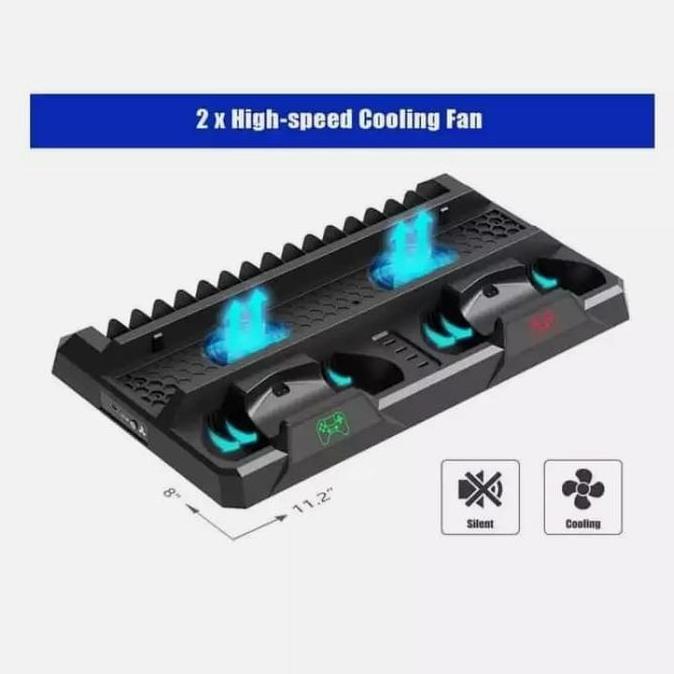 Stick- Ps4 Dobe Multifunctional Cooling Stand Ps4 Pro/Slim/Fat Tp4-18119
