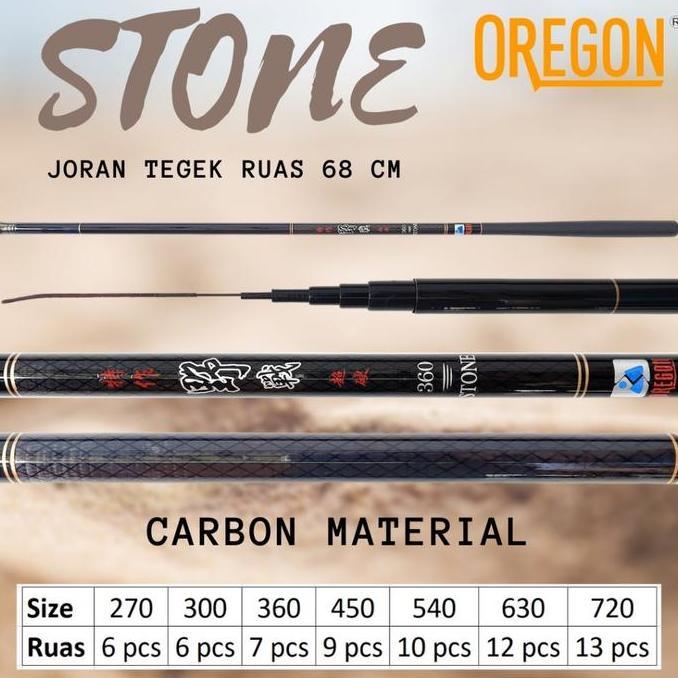 Promo Extra Bonus | Joran Tegek Material Carbon Oregon Silincah Rawit Stone Atlantis Bambu Runcing S