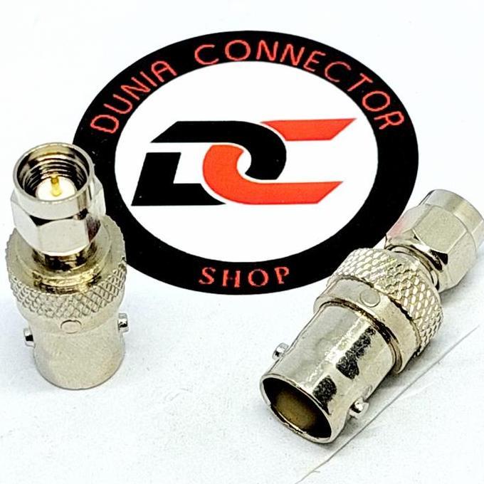 KONEKTOR BNC FEMALE TO SMA MALE DC27
