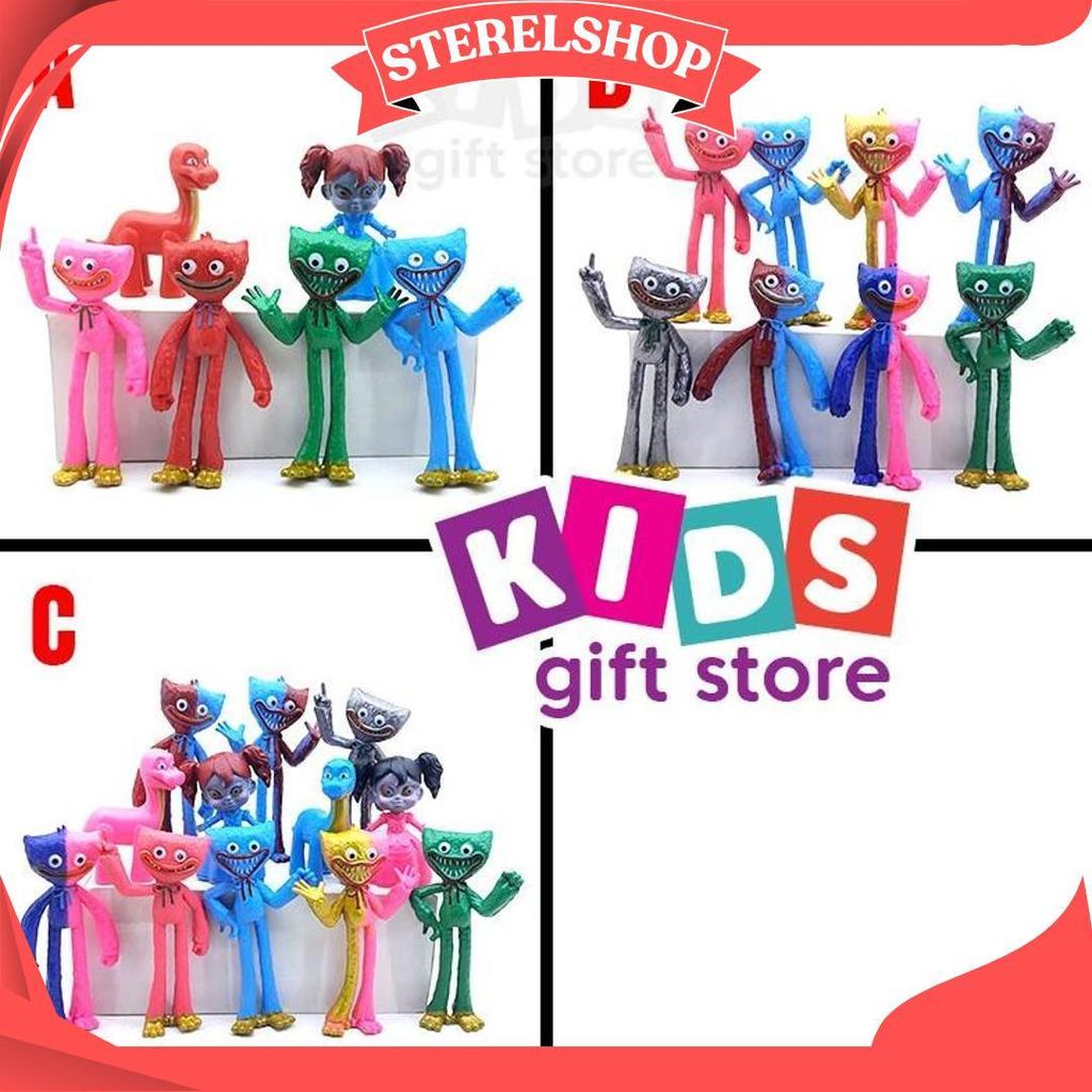 Huggy Wuggy Figure Set - Mainan Figur KGS Cod