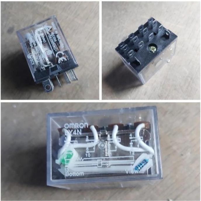 cvfolka Relay Omron LY4N 220V / 110V AC Relay LY4-N ORIGINAL Omron