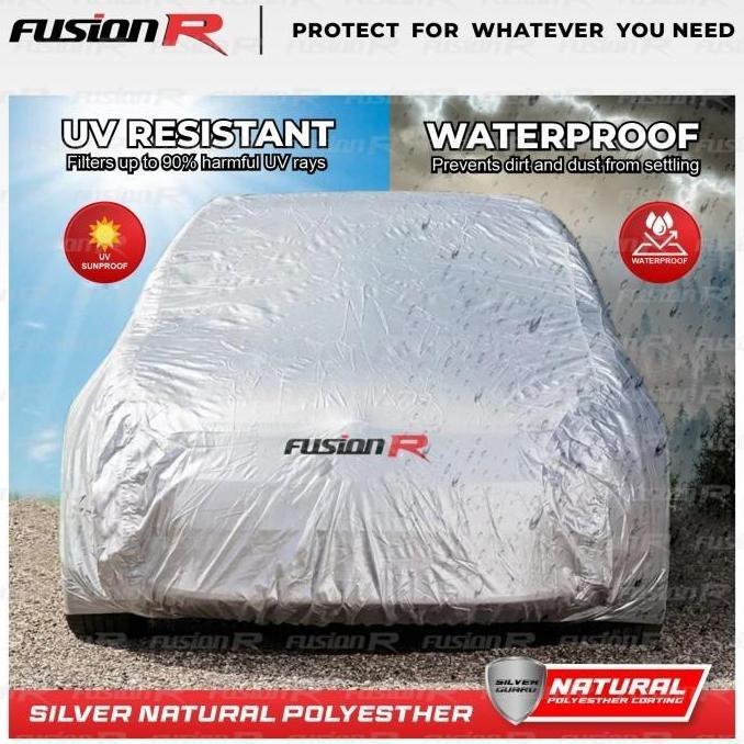 Promo [Bayar Di Tempat] Fusion R Cover Sarung Mobil Avanza Cover Mobil Putih Waterproof Tahan Sinar 