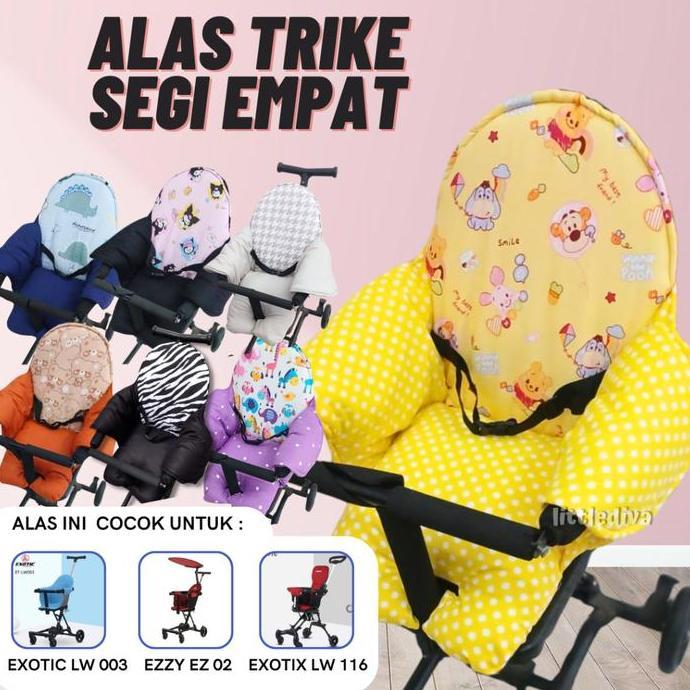 ALAS Trike Pad Segiempat T4 Kereta dorong Stroller roda 4 LW 003 Ez02