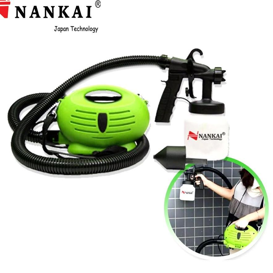 Nankai Portable Spray Gun Electrik 800Ml Mesin Semprot Cat Tembok / Paint Zoom Electric Spet Cat Lis