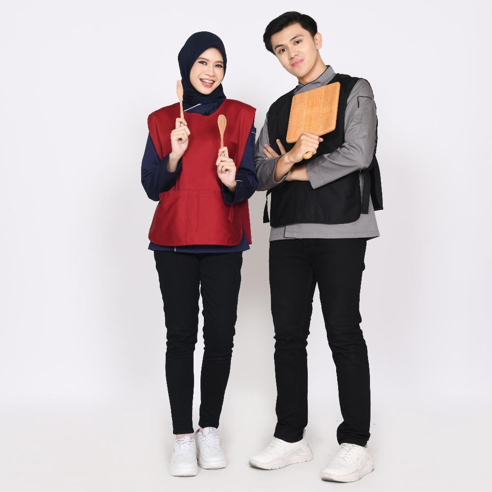 Apron Barista Celemek Barista Korean Style Baju Masak Keren