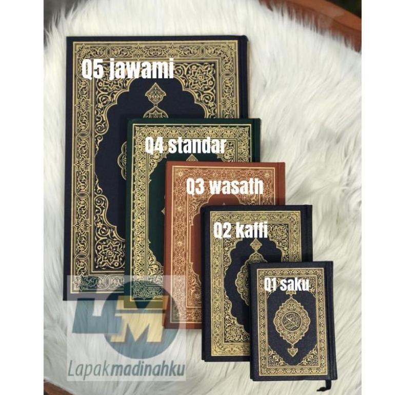 {Free Pelindung Sudut} MUSHAF MADINAH TERLENGKAP Al-QURAN Asli CETAKAN MADINAH Q1 Q2 Q3 Q4 Q5 -Quran