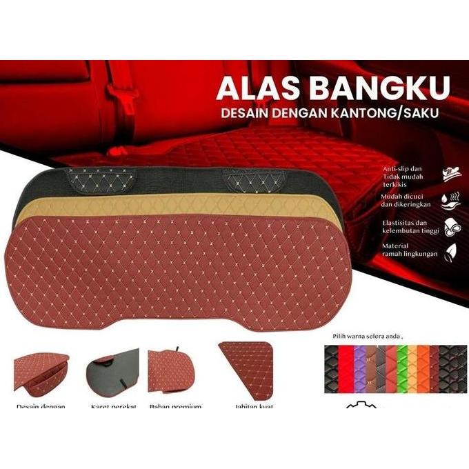 Murah Drivemate Alas Duduk Jok Mobil 3 In 1 Seat Set | Universal Seat Cushion /Back Seat Cover Mobil