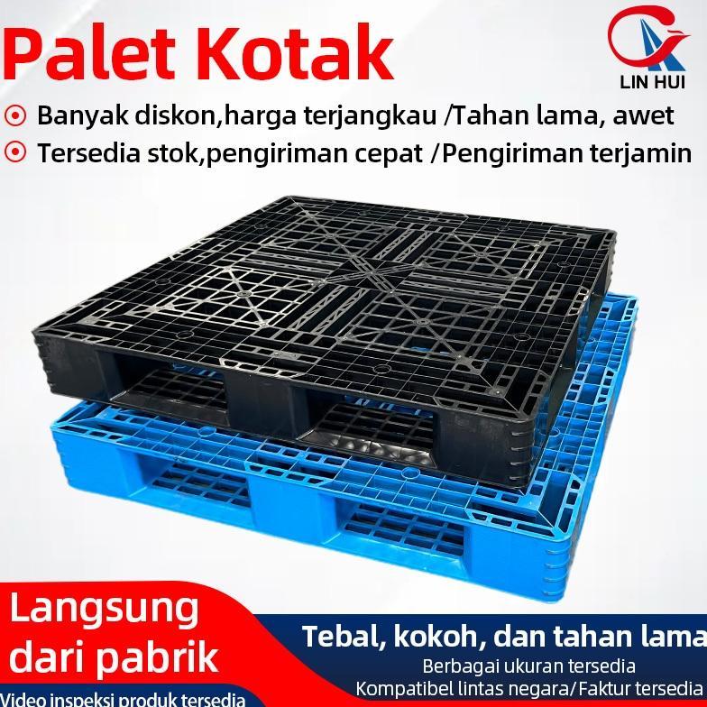 LIN HUI Palet plastik ukuran 11011015cm double deck Palet plastik berkualitas tinggi Palet plastik