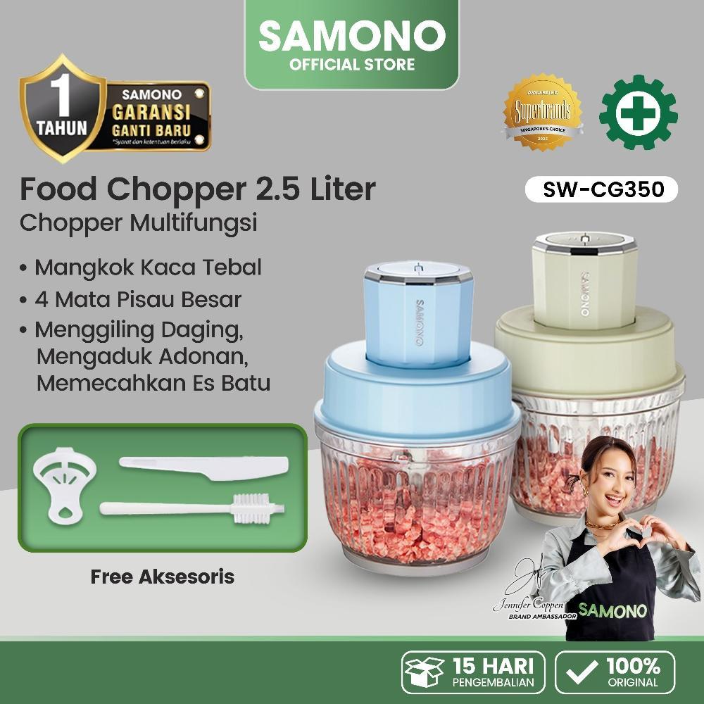 SAMONO Food Chopper 2.5L Multifungsi chopper daging chopper daging dan bumbu chopper samono coper bu