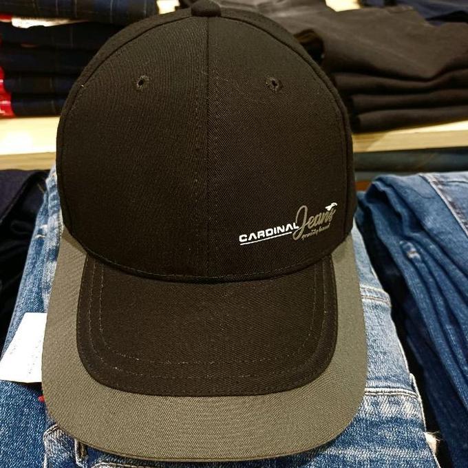 Topi cardinal jeans original premium warna hitam