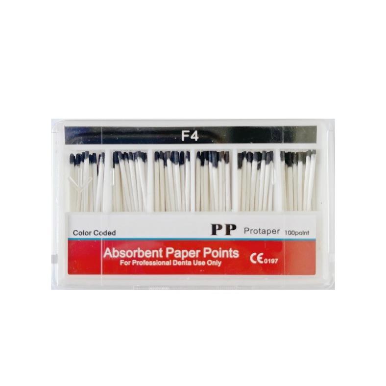 Paper Points Point Protaper Dental Absorbent F4 Paperpoint Taper 0.6 06 Perawatan Saluran Akar Endo