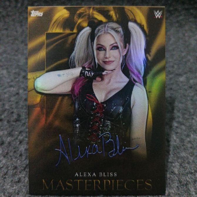 Kartu WWE masterpieces alexa bliss holo (custom card)