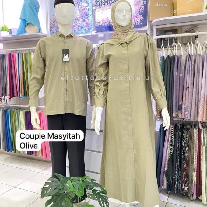 Gamis Basic Masyitah Elzatta Hijab Baju Muslim Couple