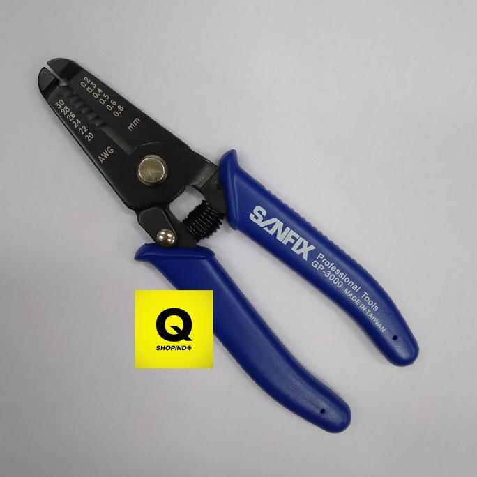 Diskon Sanfix GP-3000 Tang Kupas Kabel GP3000/GP 3000 qshop17 Kualitas Baik
